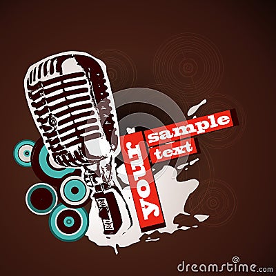 Vector mic Vector Illustration