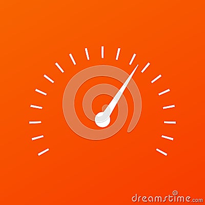 Vector minimal illustration of speedometer gauges Vector Illustration