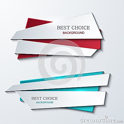 Vector moder banners element design. Vector Illustration