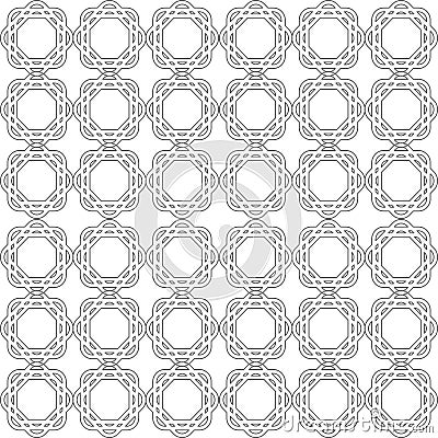 Vector modern geometry pattern hexagon, abstract geometric background, trendy print, monochrome retro texture, hipster Vector Illustration