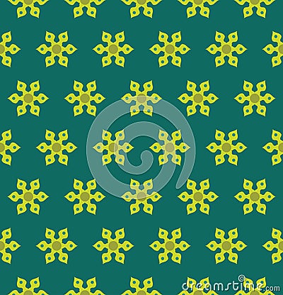 Vector modern seamless colorful geometry floral pattern, color abstract geometric background Vector Illustration