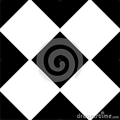 Black and white seamless geometrical pattern Vector Illustration