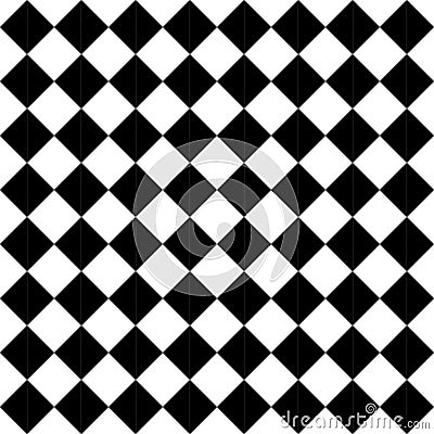 Vector modern seamless geometry pattern checkered, black and white abstract Vector Illustration