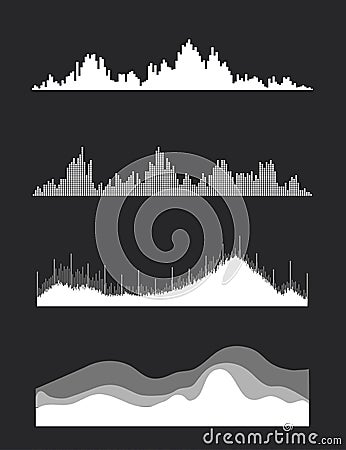 Vector music sound Vector Illustration