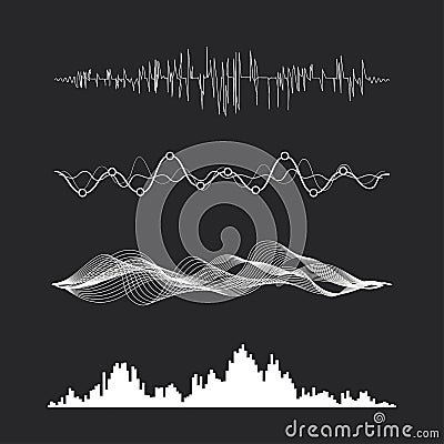 Vector music sound Vector Illustration