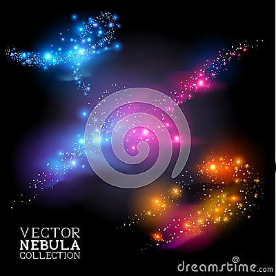 Vector Nebula Collection Vector Illustration