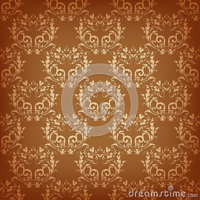 Vector old seamless background Vector Illustration