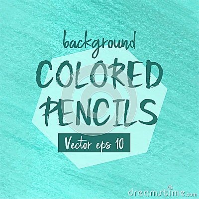 Vector ?olored pencils background Stock Photo