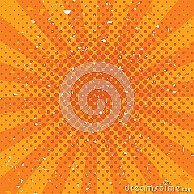vector orange grunge background Vector Illustration