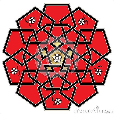 Vector ornament. Celtic knot style Vector Illustration