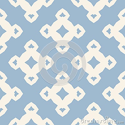 Vector ornamental floral seamless pattern. Light blue and white background Vector Illustration