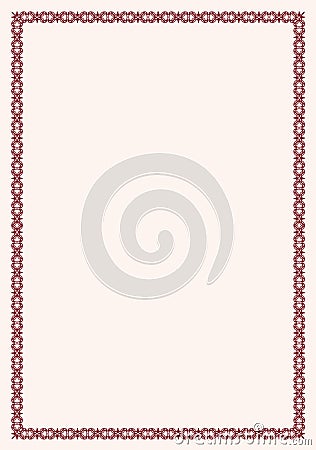 Simple frame Vector ornamental frame Vector Illustration