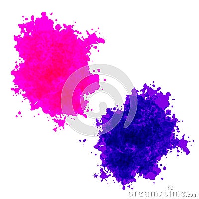 Vector paint drops Vector Illustration