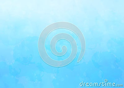 Vector Blue Gradient Watercolor for Abstract Background Stock Photo