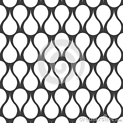 Vector pattern. abstract symmetry drop of water stylish monochrome. Diagonal Stripe and Circle Pattern Vector Illustration