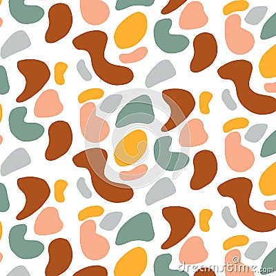 Vector pattern with abstractions in boho style. Vector Illustration
