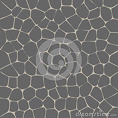 Vector pattern of dark stones wall Vector Illustration