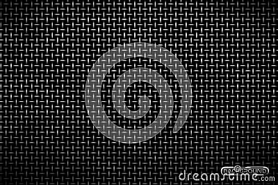 Vector pattern of metal grid techno background. Iron grill industrial texture. Web page fill pattern. Technology wallpaper. Vector Illustration