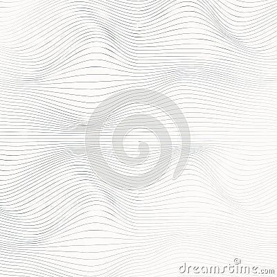 Vector pattern. Modern texture. Wave Lines Pattern Abstract Background. Vector Graphic minimalist backdrop. Vector Illustration