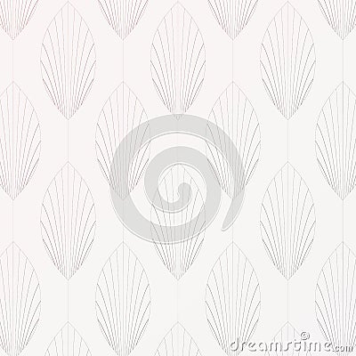 Vector pattern, repeating abstract linear scale fish hanging wind chime. Vector Illustration