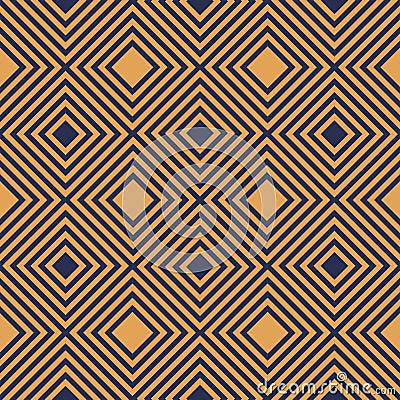 Vector pattern, repeating geometric linear diamond Vector Illustration