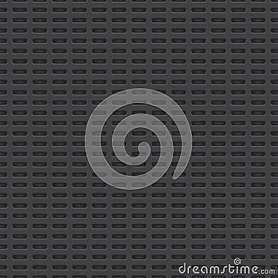 Vector Perforated Material Seamless Background Vector Illustration