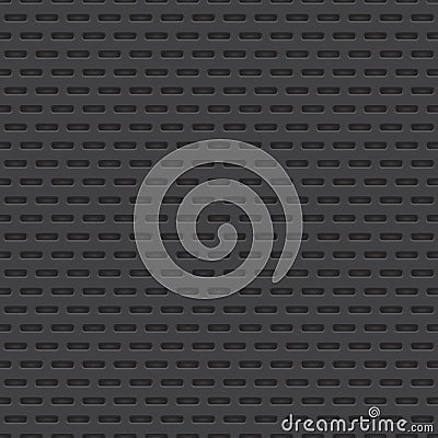 Vector Perforated Material Seamless Background Stock Photo