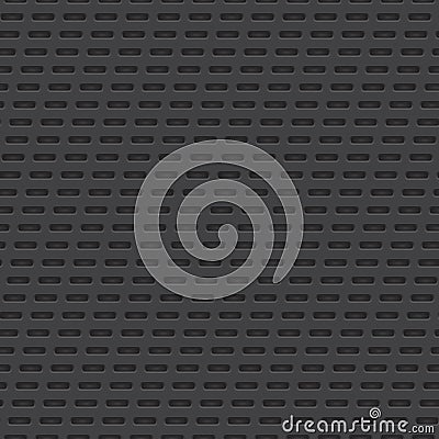 Vector Perforated Material Seamless Background Vector Illustration