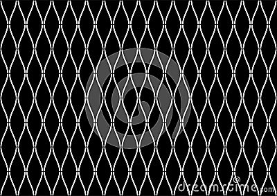 Vector Perforated wire sheet seamless pattern Vector Illustration