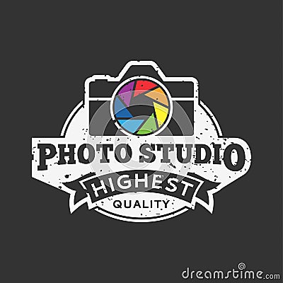 Vector Photo Studio Logo Vector Illustration