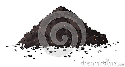 Vector pile of soil Vector Illustration