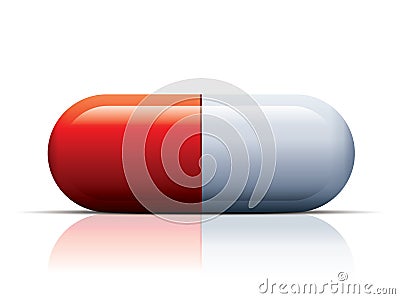 Vector pill Vector Illustration