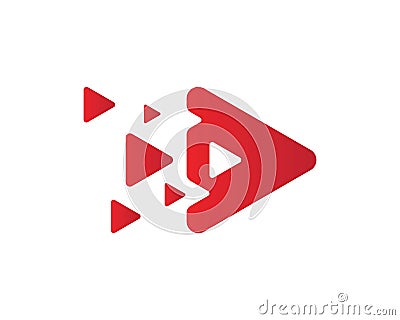 play button icon Vector Illustration