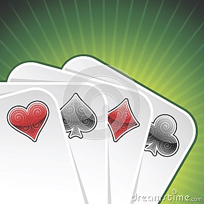 Vector Poker Cards Vector Illustration