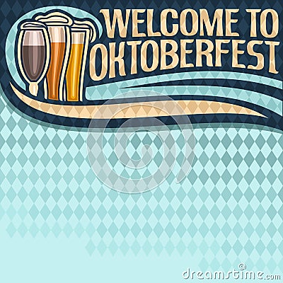 Vector poster for Oktoberfest Vector Illustration