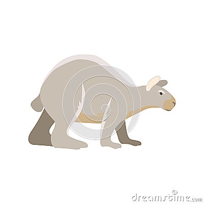 Vector prehistoric cartoon animal Vector Illustration