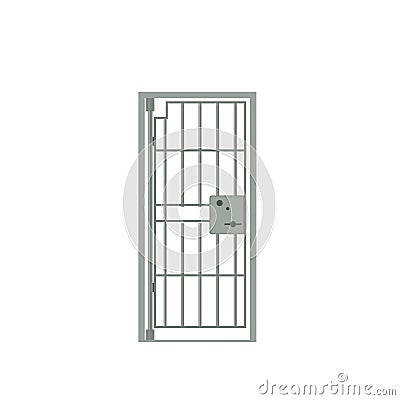 Vector prison door Vector Illustration