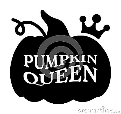 Pumpkin Queen Vector Illustration