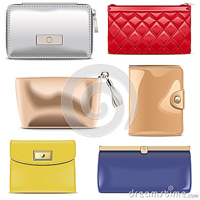 Vector Purse Icons Vector Illustration