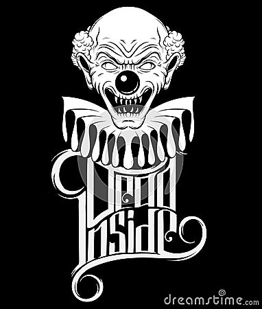 Vector quote typographical background ` Dead inside` Vector Illustration