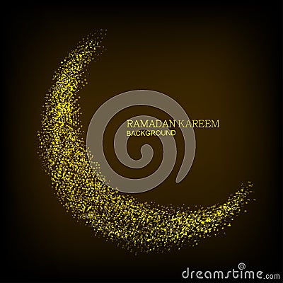 Vector ramadan kareem background. Vector Illustration