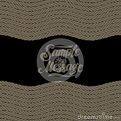 Vector realistic rope Vector Illustration