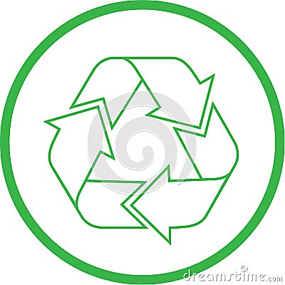 Vector recycle icon Vector Illustration