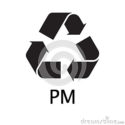 Vector recycle symbol. Web icon Vector Illustration