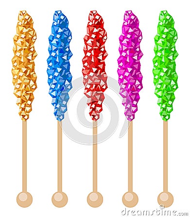 Vector rock candy Vector Illustration