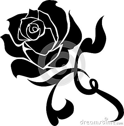 Vector Rose Stock Photo