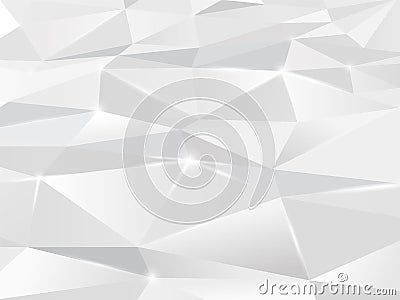 Vector Rumpled White Background Vector Illustration