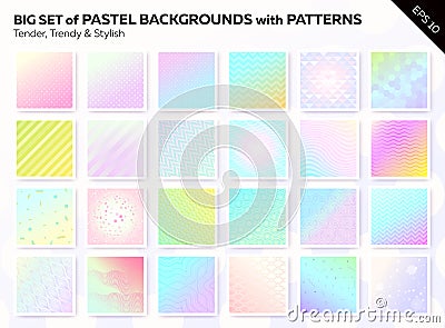 Vector Sale Template with Flying Silk on Polka Dot Pastel Vector Illustration