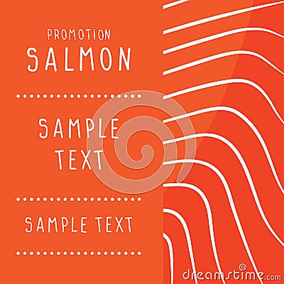 Vector salmon, tofu and flying fish sushi set, japanese food. Vector Illustration