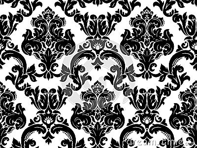 Vector. Seamless damask pattern Vector Illustration